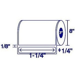 10011967 - Zebra Etiquetas 0.3125" x 0.3125" Z-ULTIMATE 2000T