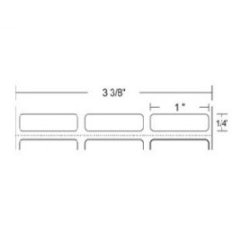 10011974 - Zebra Etiquetas 1" x 0.25" Z-ULTIMATE 2000T