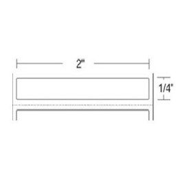 10011983 - Zebra Etiquetas 2" x 0.25" Z-ULTIMATE 2000T