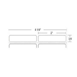 10011984 - Zebra Etiquetas 2" x 0.375" Z-ULTIMATE 2000T