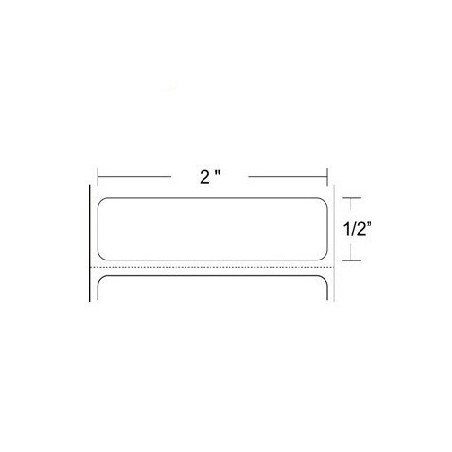 10011985 - Zebra Etiquetas 2" x 0.50" Z-ULTIMATE 2000T