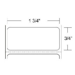 10011694 - Zebra Etiquetas 1.75" x 0.75" Z-ULTIMATE 3000T