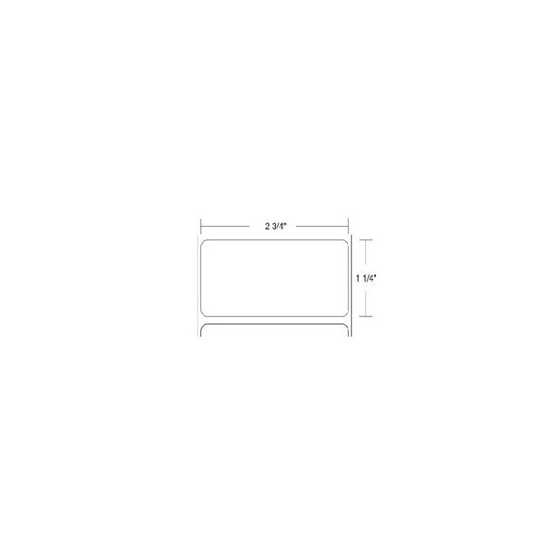 10011701 - Zebra Etiquetas 2.75" x 1.25" Z-ULTIMATE 3000T