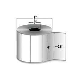 66458 - Zebra 4" x 6" Z-ULTIMATE 3000T Rollo de Etiquetas