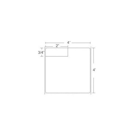 10002539 - Zebra Etiquetas 2.5" x 0.75" 8000T HEAT SEAL