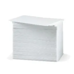 100 Tarjetas PVC Blancas CR80 .030 Genéricas para Impresoras de PVC